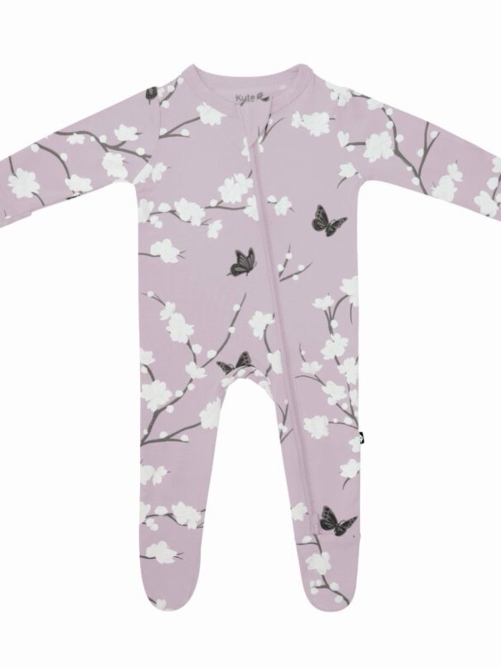 Kyte BABY Cherry Blossom Footie EUC NB